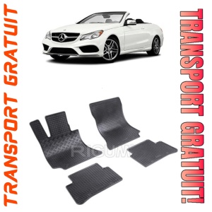Mercedes Clasa E W212, Coupe, fabricat din 02.2009 - 11.2016, set covorase auto dedicate, din cauciuc 100% Premium