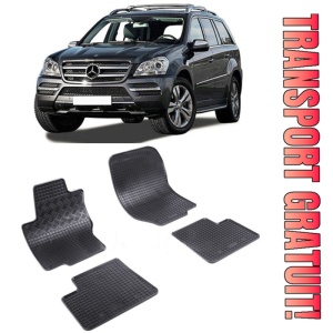 Mercedes GL I X164, Suv, fabricat din 02.2006 - 10.2012, set covorase auto dedicate, din cauciuc 100% Premium - Transport Gratuit