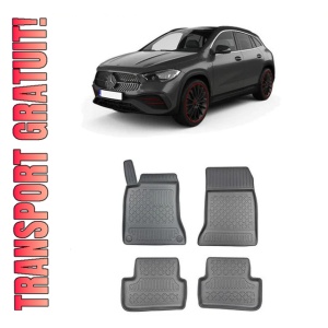 Mercedes Gla X156, Suv, Din 03.2014 - 11.2019 , Set Covorase Auto Tip Tavita Premium 3D, din cauciuc