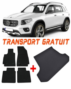 Mercedes GLB Set Covorase + tavita portbagaj auto Mercedes GLB X247 fabricatie 11.2019 - prezent, caroserie suv, portbagaj inferior si superior accesorii pentru autoturismul tau - masina v1752