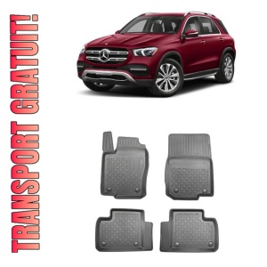 Mercedes Gle I W166, Suv, Din 06.2015 - 10.2018 , Set Covorase Auto Tip Tavita Premium 3D, din cauciuc