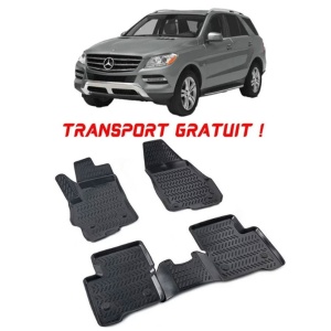 Mercedes M-Class W166 2011-2015 Set 5 covorase auto din cauciuc tip tavita premium line 3D - Transport Gratuit! accesorii pentru autoturismul tau - masina v48762