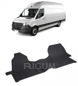 Mercedes Sprinter III, Van, fabricat din 2018 - Prezent, 2-3 Locuri, set covorase auto dedicate, din cauciuc 100% Premium accesorii pentru autoturismul tau - masina v160269