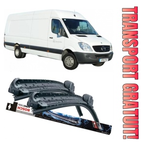 Mercedes Sprinter Set 2 stergatoare parbriz Bosch Bosch Aerotwin 65 cm/60 cm compatibile cu Mercedes-Benz Sprinter 3-T Van (B906) din 2006-2009 (65 cm / 60 cm)