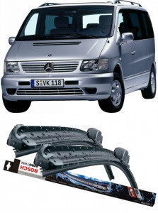 Mercedes VIto Set 2 stergatoare parbriz Bosch Bosch Aerotwin compatibile cu Mercedes-Benz VIto 2003-2008 (70 cm / 65 cm) accesorii pentru autoturismul tau - masina v135952