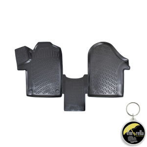 Mercedes Vito W639 2003-2014 Set 4 covorase auto din cauciuc tip tavita premium line 3D accesorii pentru autoturismul tau - masina v243347