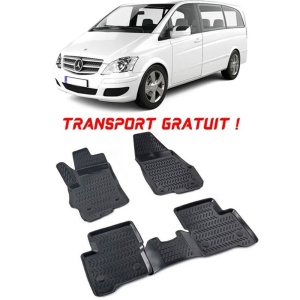 Mercedes Vito W639 2003-2014 Set 4 covorase auto din cauciuc tip tavita premium line 3D - Transport Gratuit! accesorii pentru autoturismul tau - masina v48732