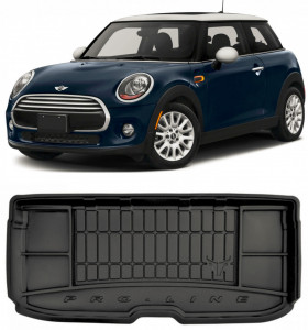 Mini Cooper III F56 Hatchback din 03.2014 - Prezent, Tavita Pentru Portbagaj Lux Premium Dedicata, 3 Usi Portbagaj Superior *3 accesorii pentru autoturismul tau - masina v186919