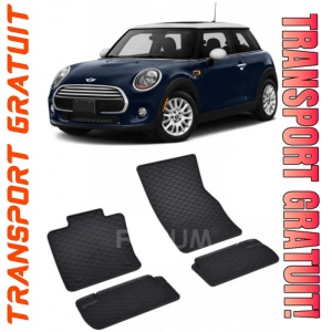 Mini Cooper III S fabricat din 10.2014 - Prezent, Hatchback, set covorase auto dedicate, din cauciuc 100% Premium