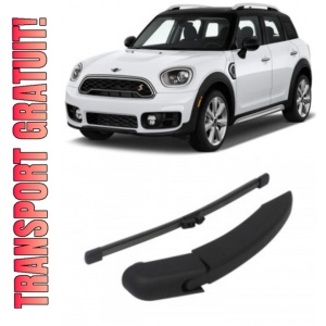 Mini Countryman Brat stergator pentru luneta spate cu lamela 260 mm, compatibil cu Mini Countryman SUV fabricat intre 2017-2019, calitate extra