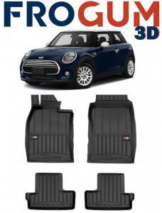 Mini One I Din 2001 - 10.2006, Hatchback , Set Covorase Auto Tip Tavita Premium 3D, din cauciuc accesorii pentru autoturismul tau - masina v162530