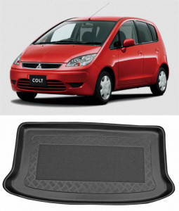 Mitsubishi Colt Zm Hatchback din 11.2008 - 2013, Tavita Pentru Portbagaj Lux Premium Dedicata, 5 Usi Portbagaj Superior *1 accesorii pentru autoturismul tau - masina v197382