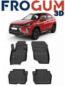 Mitsubishi Eclipse Cross Phev Din 2021 - Prezent, Suv , Set Covorase Auto Tip Tavita Premium 3D, din cauciuc accesorii pentru autoturismul tau - masina v163673