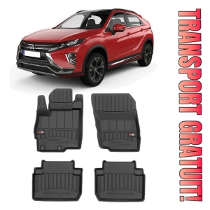 Mitsubishi Eclipse Cross, Suv, Din 01.2018 - Prezent , Set Covorase Auto Tip Tavita Premium 3D, din cauciuc