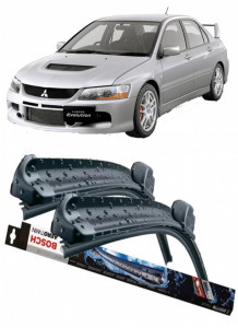 Mitsubishi Lancer Set 2 stergatoare parbriz Bosch Bosch Aerotwin 60 cm/45 cm compatibile cu Mitsubishi Lancer VII Estate (Cs_W, CT_W) din 2003-2008 (60 cm / 45 cm) accesorii pentru autoturismul tau - masina v122561