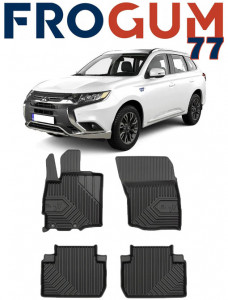 Mitsubishi Outlander III Din 09.2012 - Prezent, Suv , Set Covorase Auto Tip Tavita Premium 3D, din cauciuc accesorii pentru autoturismul tau - masina v165215