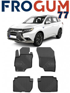 Mitsubishi Outlander III Phev Din 09.2012 - Prezent, Suv , Set Covorase Auto Tip Tavita Premium 3D, din cauciuc accesorii pentru autoturismul tau - masina v168875
