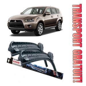 Mitsubishi Outlander Set 2 stergatoare parbriz Bosch Bosch Aerotwin compatibile cu Mitsubishi Outlander 2013 (65 cm / 45 cm)