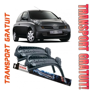 Nissan Micra Set 2 stergatoare parbriz Bosch Aerotwin 600/475mm compatibile cu Nissan MICRA C+C III (K12) (2005) (53 cm / 45 cm)
