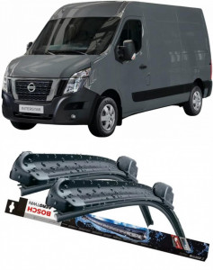 Nissan Nv400 Set 2 stergatoare parbriz Bosch Bosch Aerotwin 65 cm/65 cm compatibile cu Nissan Nv400 Van (X62, X62B) din 2011-2016 (65 cm / 65 cm) accesorii pentru autoturismul tau - masina v128109