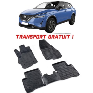 Nissan Qashqai I (J10) 2006-2013 Set 4 covorase auto din cauciuc tip tavita premium line 3D - Transport Gratuit! accesorii pentru autoturismul tau - masina v48640