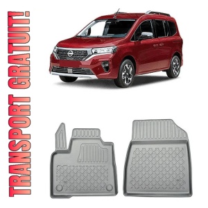 Nissan Townstar Furgon Din 01.2022 - Prezent, Van , Set Covorase Auto Tip Tavita Premium 3D, din cauciuc