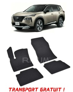 Nissan X-Trail E-Power fabricat din 2023 - Prezent, Suv, set covorase auto dedicate, din cauciuc 100% Premium - Transport Gratuit accesorii pentru autoturismul tau - masina v38629