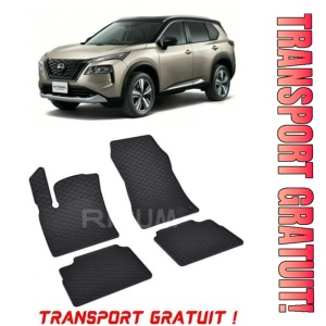 Nissan X-Trail E-Power fabricat din 2023 - Prezent, Suv, set covorase auto dedicate, din cauciuc 100% Premium - Transport Gratuit