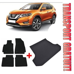 Nissan X-Trail T32 Suv din 08.2014 - 08.2017, Set Covorase + tavita portbagaj auto 5 Locuri *1