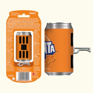 Odorizant Auto 3D Fanta Portocale, Tip Doza, Clip Ventilatie, Parfum Intens și Persistent, Design Realist, Vegan Friendly - Img 3