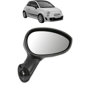 Oglinda Dreapta ABARTH 500C / 595C / 695C din 2008 - 2016, Auto, Reglaj electric, Completa - Img 2