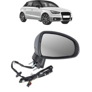 Oglinda Dreapta AUDI A1 Sportback (8XA, 8XF) din 2011 - 2018, Auto, Reglaj electric, Completa - Img 2