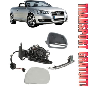 Oglinda Dreapta AUDI A3 Convertible (8P7) din 2008 - 2013, Auto, Reglaj electric, Completa