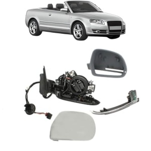 Oglinda Dreapta AUDI A4 B6 Convertible (8H7) din 2002 - 2005, Auto, Reglaj electric, Completa - Img 2