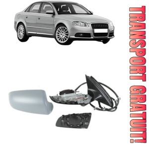 Oglinda Dreapta AUDI A4 B7 (8EC) din 2004 - 2008, Auto, Reglaj electric, Completa