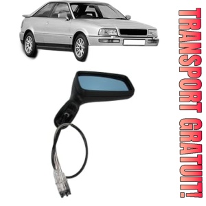 Oglinda Dreapta AUDI COUPE B3 (89, 8B3) din 1988 - 1996, Auto, Reglaj mecanic, Completa