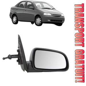 Oglinda Dreapta CHEVROLET AVEO / KALOS Saloon (T200) din 2003 - 2008, Auto, Reglaj mecanic, Completa