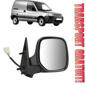 Oglinda Dreapta CITROEN BERLINGO / BERLINGO FIRST Box Body/MPV (M_) din 1996 - 2011, Auto, Reglaj electric, Completa