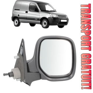 Oglinda Dreapta CITROEN BERLINGO / BERLINGO FIRST Box Body/MPV (M_) din 1996 - 2011, Auto, Reglaj mecanic, Completa
