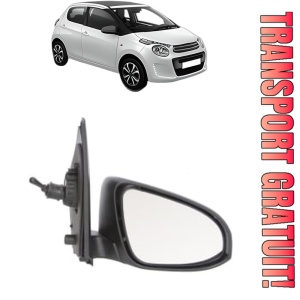 Oglinda Dreapta CITROEN C1 II (PA_, PS_) din 2014 - 2021, Auto, Reglaj mecanic, Completa