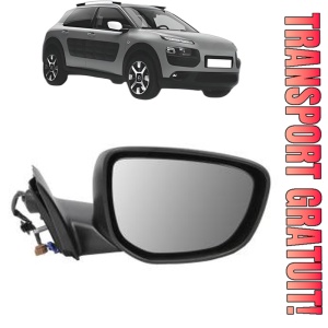 Oglinda Dreapta CITROEN C4 CACTUS din 2014 - 2018, Auto, Reglaj electric, Completa