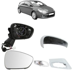 Oglinda Dreapta CITROEN C4 Coupe (LA_) din 2004 - 2011, Auto, Reglaj electric, Completa - Img 2