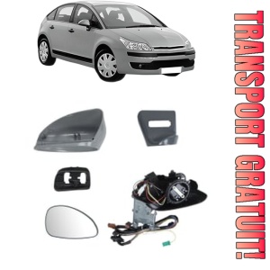 Oglinda Dreapta CITROEN C4 I (LC_) din 2004 - 2012, Auto, Reglaj electric, Completa