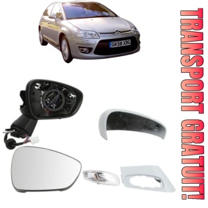 Oglinda Dreapta CITROEN C4 II (NC_) din 2009 - 2018, Auto, Reglaj electric, Completa