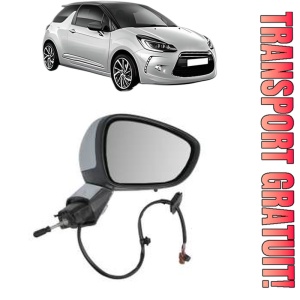 Oglinda Dreapta CITROEN DS3 (SA_) din 2009 - 2015, Auto, Reglaj electric, Completa