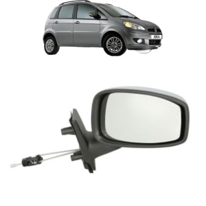 Oglinda Dreapta FIAT IDEA (350_) din 2003 - 2012, Auto, Reglaj mecanic, Completa - Img 2