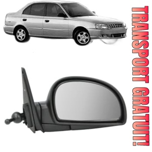 Oglinda Dreapta HYUNDAI ACCENT II Saloon (LC) din 1999 - 2006, Auto, Reglaj mecanic, Completa