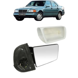 Oglinda Dreapta MERCEDES-BENZ C-CLASS (W202) din 1993 - 2000, Auto, Reglaj electric, Completa - Img 2
