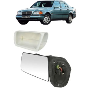Oglinda Dreapta MERCEDES-BENZ C-CLASS (W202) din 1993 - 2000, Auto, Reglaj electric, Completa - Img 2
