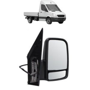 Oglinda Dreapta MERCEDES-BENZ SPRINTER 3,5-t Platform/Chassis (B906) din 2006 - 2018, Auto, Reglaj manual, Completa - Img 2